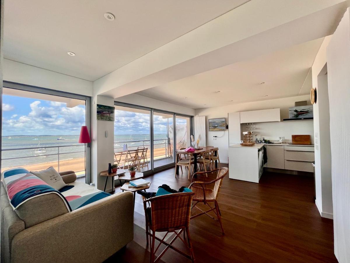 Premiere Ligne Acces Prive Et Direct A La Plage Vue Mer Arcachon Eksteriør billede